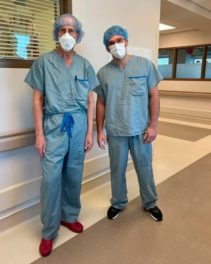 Com professor Graham King MD, MSc, FRCSC na Universidade de Western, London - Canadá